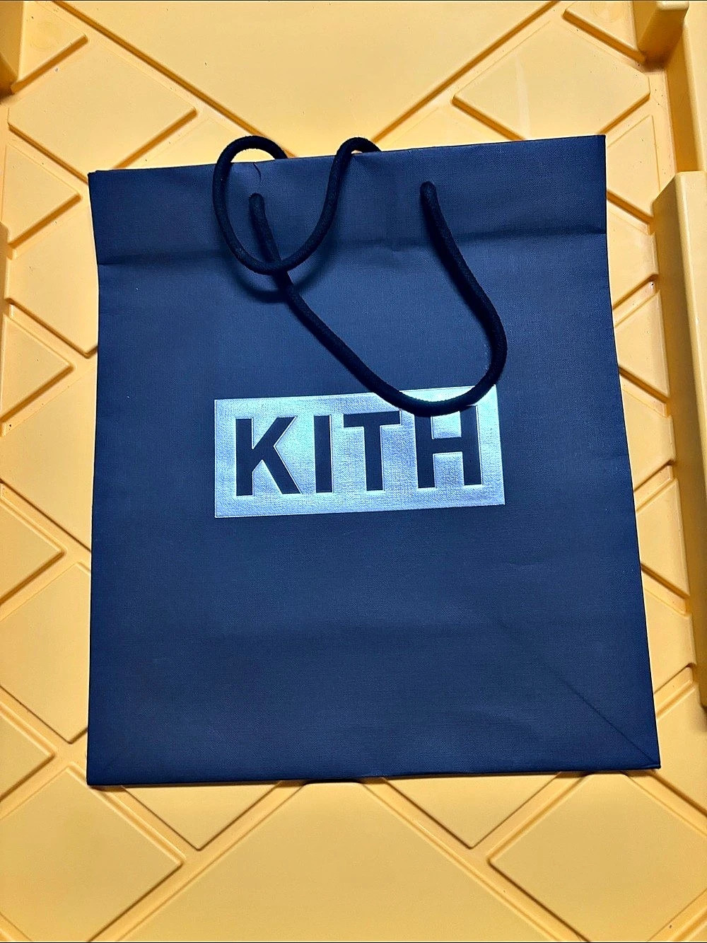 Kith Paper Shopping Bag Blue